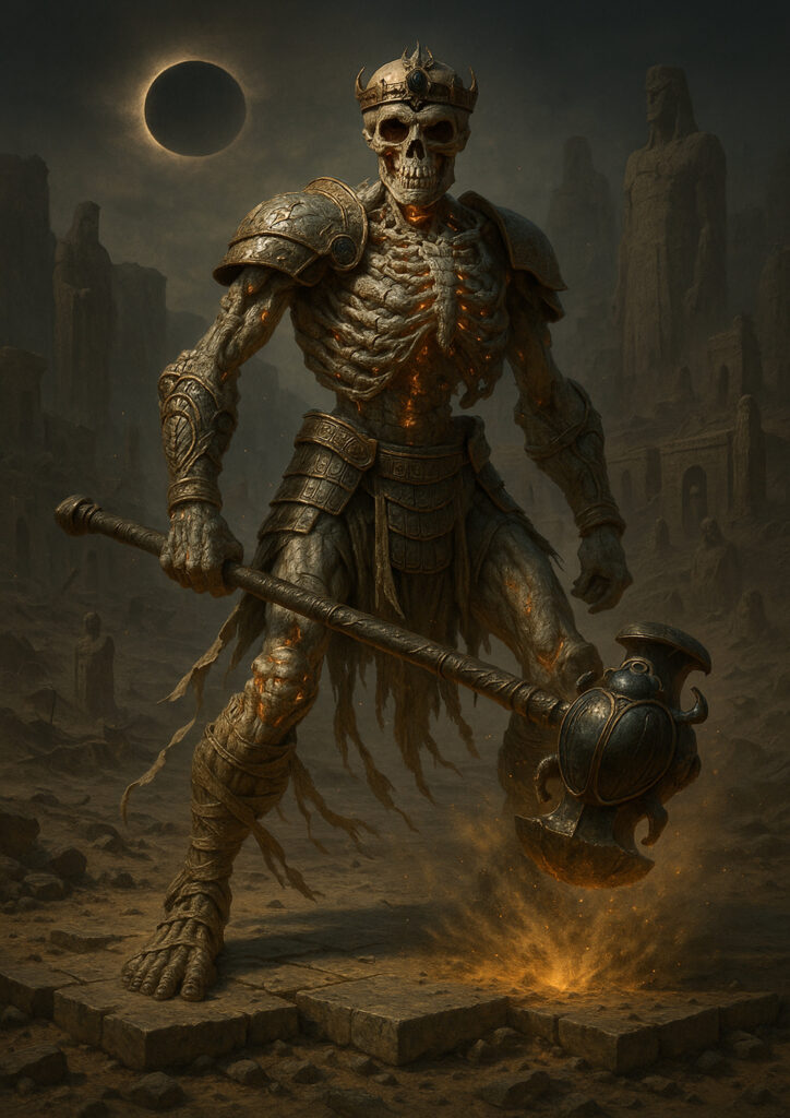 Ancient tomb kings of khemria warhammer inspired fantasy