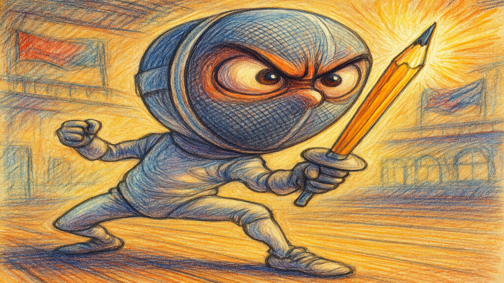 Expressive caricature illustration inspired by everyday life and simple humor